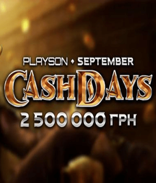 Playson September CashDays